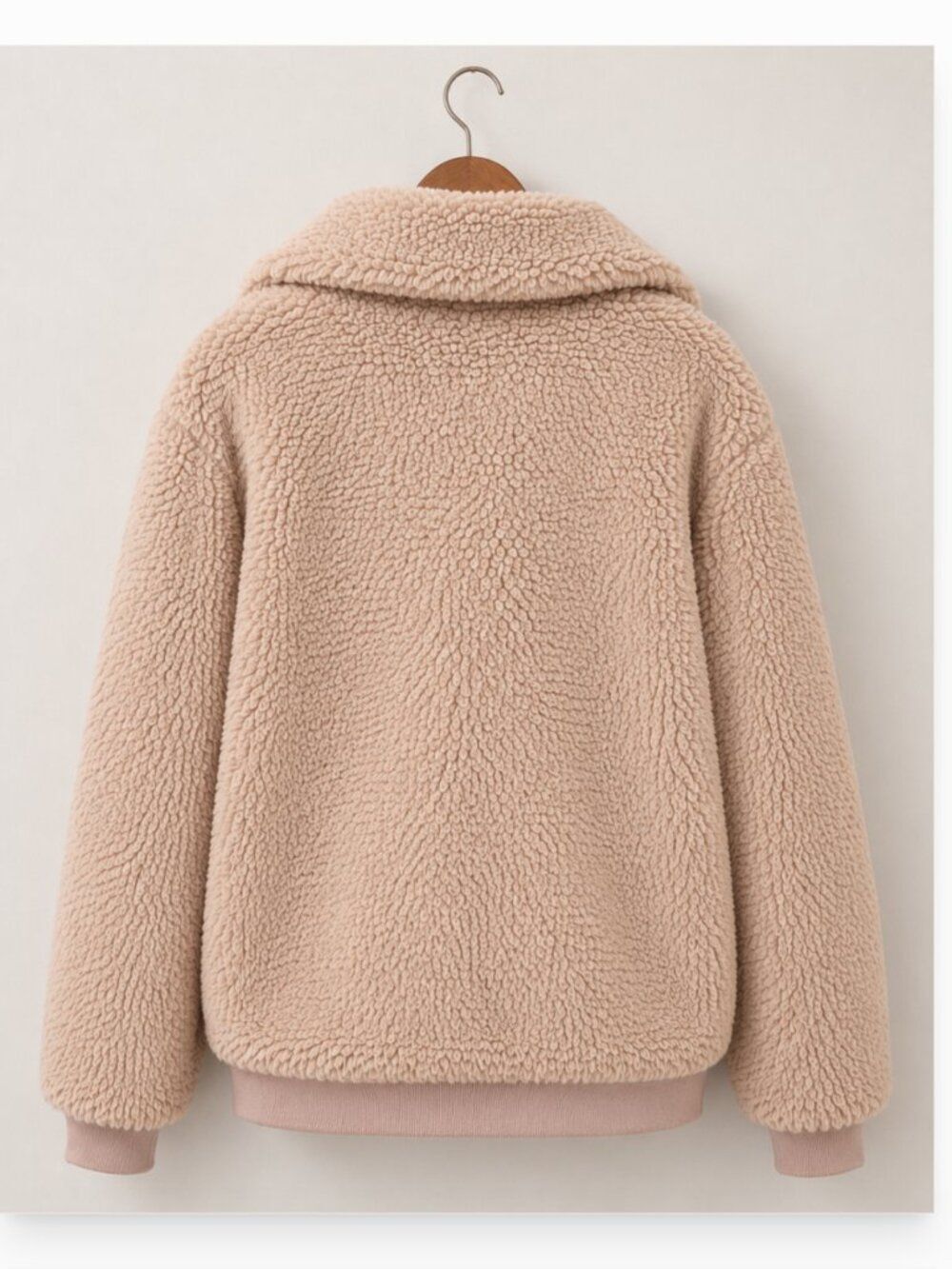 The Republic Teddy Jacket – Blush Pink - Size S - Picture 2 of 4